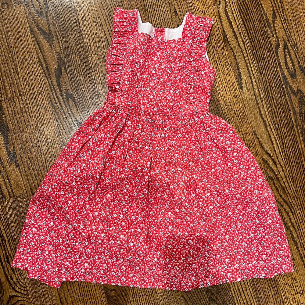 Peg and Kris red floral dress, size 6